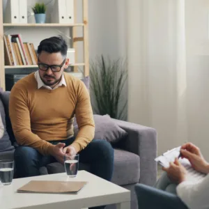 relatietherapeut met een koppel